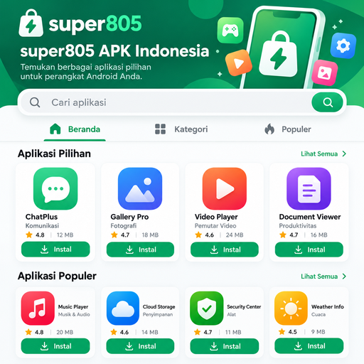 Instalasi super805 APK - Cara Memasang APK di Ponsel Android